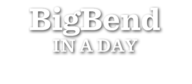 BigBend IN A DAY 